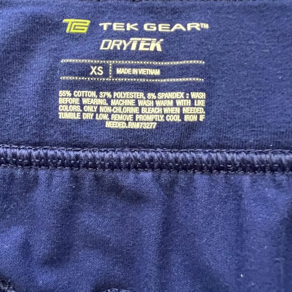 Tek Gear DryTek Womens Blue Elastic Waist Drawstring Long Skirt Size XS Stretch - Picture 6 of 9